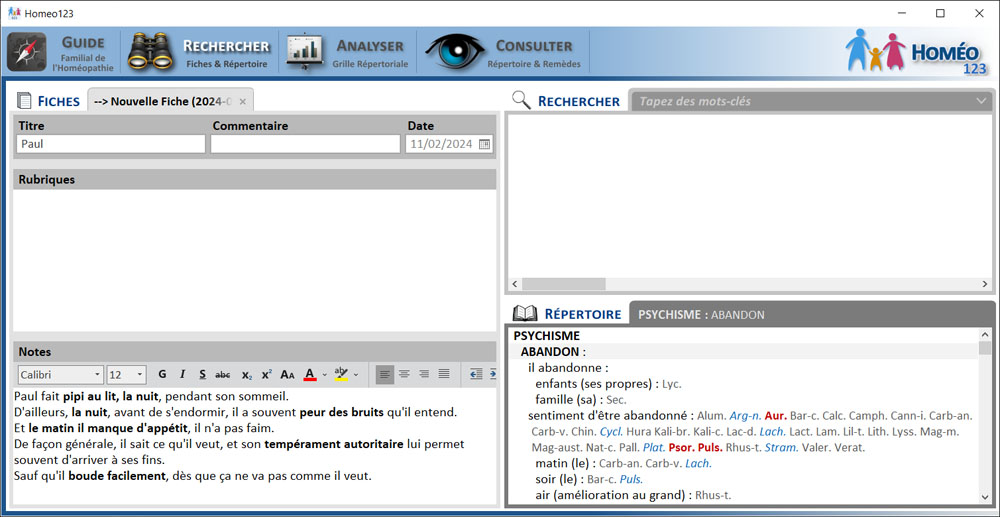 Notes Fiche